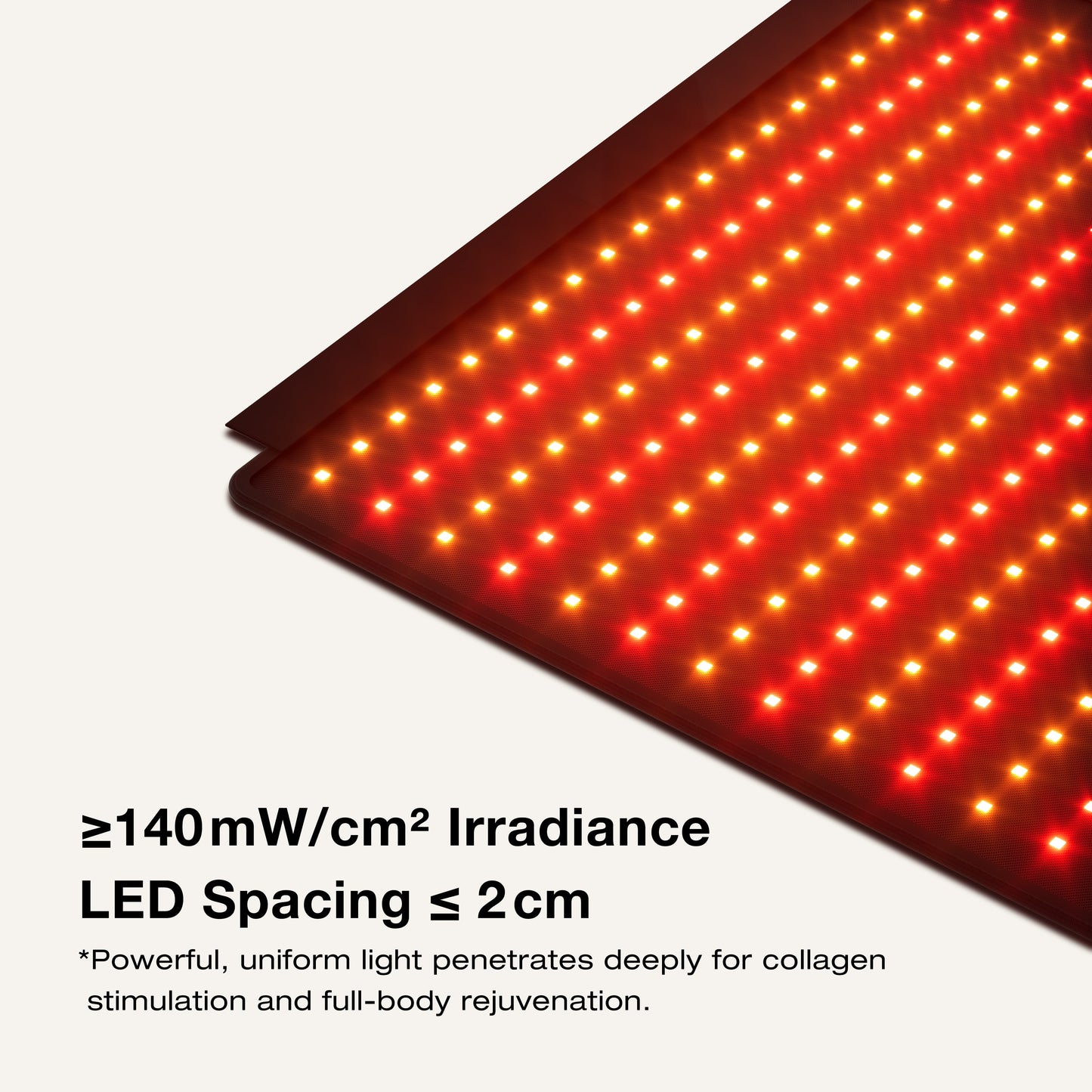 JOVS Full-Spectrum Red Light Therapy Sleeping Mat