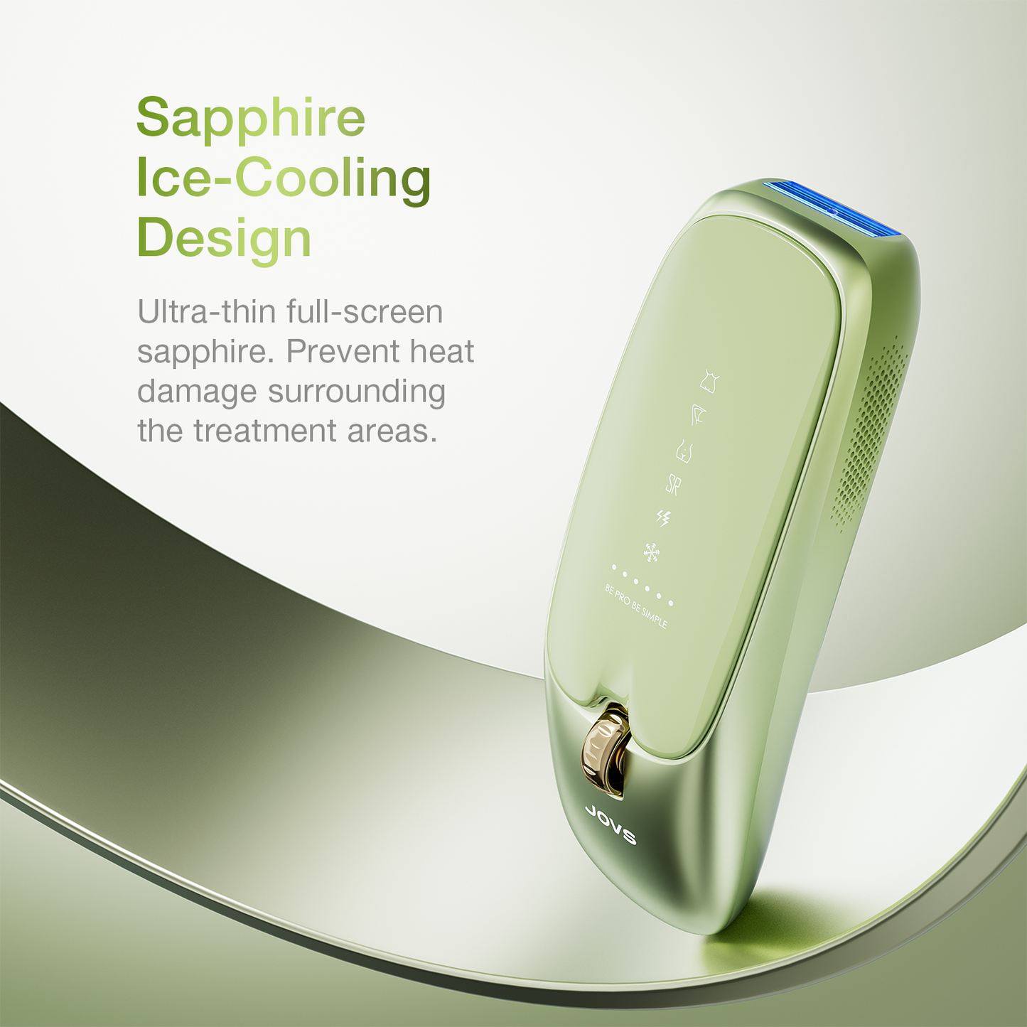 JOVS Scroll IPL Hair Removal Device